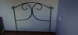 Cabecero forja negro 1.35