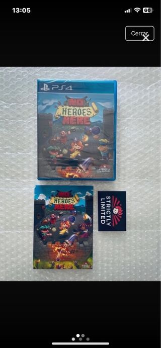 No Heroes Here PS4 Precintado Strictly Limited Gam