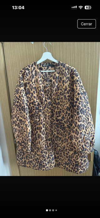 Chaqueta Bimba y Lola Animal Print Acolchada