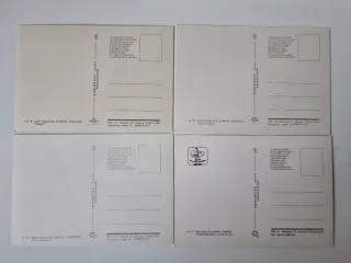 Set di 12 cartoline degli animali dello Zoo di Madrid