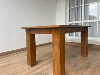 Mesa moderna extensible madera roble 140-190cm