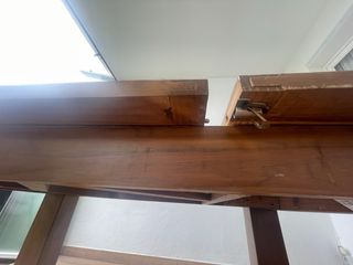 Mesa moderna extensible madera roble 140-190cm