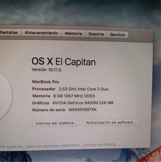 MacBook Pro Grigio Siderale, 15', 4 core