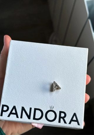 Charm Pandora Letra A Plata