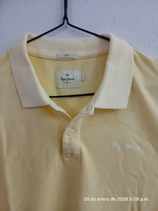 Polo Pepe Jeans Slim Amarillo Talla L