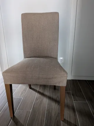 Conjunto de mesa grande extensible y 6 sillas