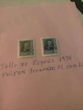 Sellos España Fernando el Católico 1938
