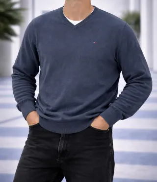 ¡¡OFERTA!! Talla L Jersey Tommy Hilfiger Azul