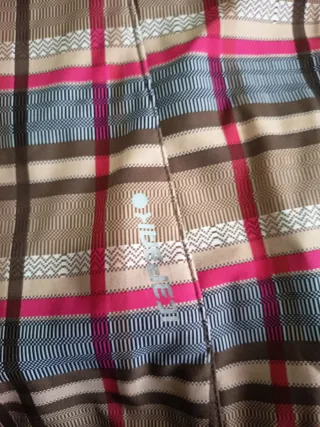 Chaqueta de nieve a cuadros