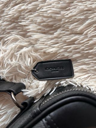 Bandolera Coach New York Negra/Gris