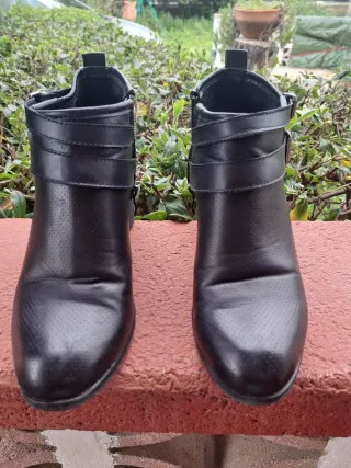 Stivaletto nero donna in pelle 37 Dame Rose