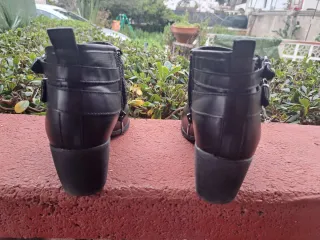 Stivaletto nero donna in pelle 37 Dame Rose