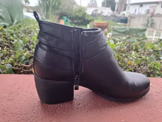 Stivaletto nero donna in pelle 37 Dame Rose