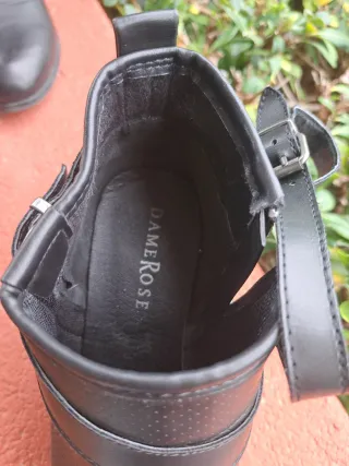 Stivaletto nero donna in pelle 37 Dame Rose