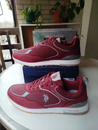 Zapatillas U.S. Polo Assn. Talla 45 Rojas