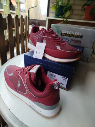 Zapatillas U.S. Polo Assn. Talla 45 Rojas