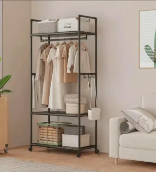 Scaffale scarpiera guardaroba stand appendiabiti