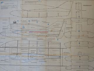 2 Planos Aeromodelismo: Avión Lince + Lancha Racer