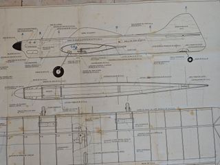 2 Planos Aeromodelismo: Avión Lince + Lancha Racer
