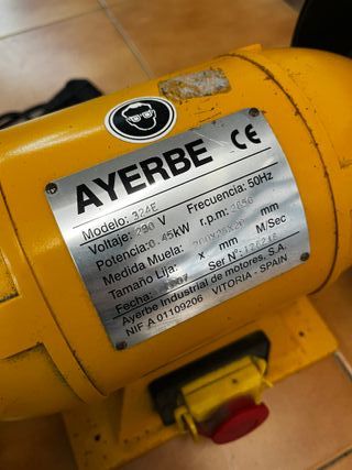Amoladora // Esmerililladora Ayerbe 324E NUEVA