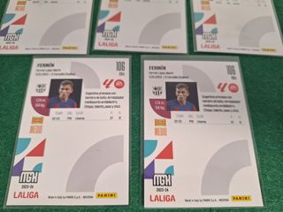 Lote Fermin Lopez FC Barcelona Ficha Bis