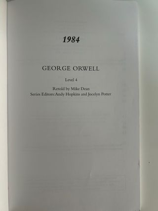 1984, Level 4, Penguin Readers (2nd Edition)