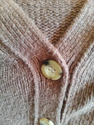 Chaqueta Zara Marrón Talla L con Coderas