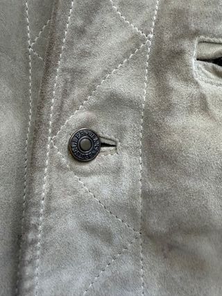 Gilet vintage scamosciato