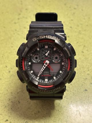 Reloj Casio G-Shock Negro/Rojo