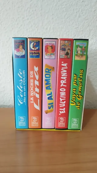 Colección 5 VHS Lina Morgan