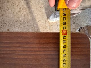 Mesa de camilla madera.