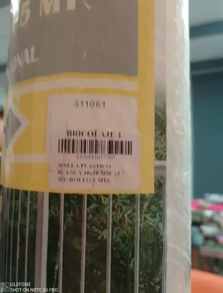 Rollo Malla Plástica Cuadrada 5 MT