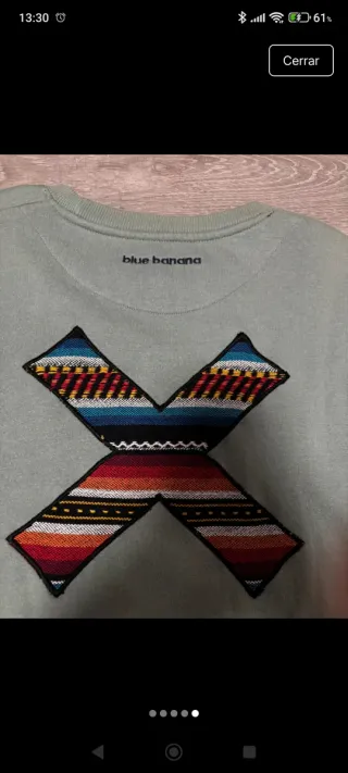 Sudadera Blue Banana Verde Multicolor