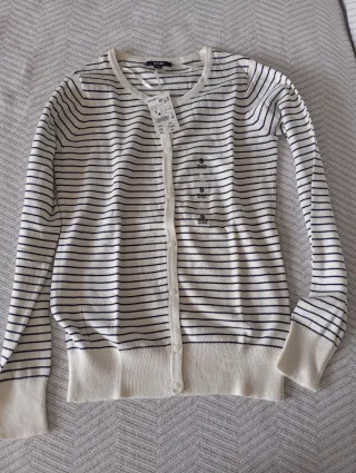 Lote 2 cardigans rebecas Kiabi rayas S/36