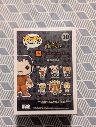 Funko Pop! Oberyn Martell Juego de Tronos 30