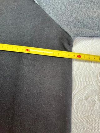 Sudadera/Top nICOLI bicolor negro y gris con...