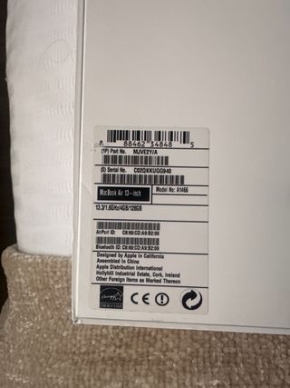 MacBook Air 13 Argento