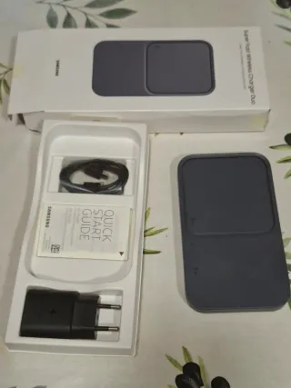 Cargador Inalámbrico Rápido Samsung Duo