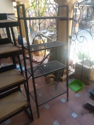 Estantería Metálica Negra