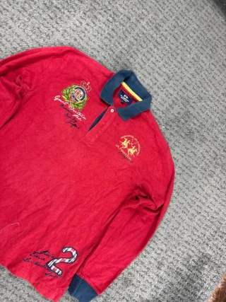 ¡¡OFERTA!! Talla L Polo La Martina Manga Larga