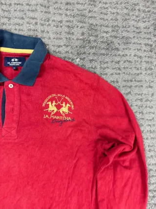 ¡¡OFERTA!! Talla L Polo La Martina Manga Larga