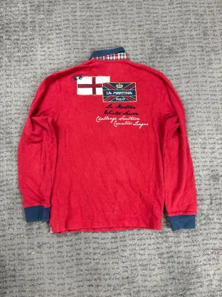 ¡¡OFERTA!! Talla L Polo La Martina Manga Larga