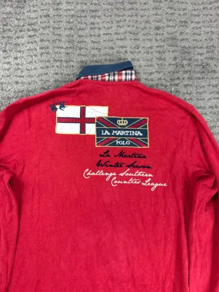 ¡¡OFERTA!! Talla L Polo La Martina Manga Larga