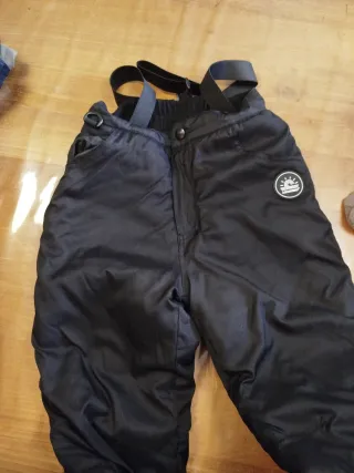 Pantalón de nieve para niño negro
