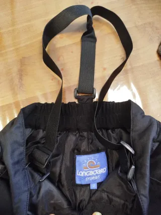 Pantalón de nieve para niño negro