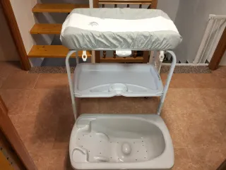 Bañera y cambiador de bebé