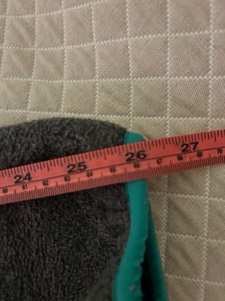 Forro polar Patagonia gris y turquesa