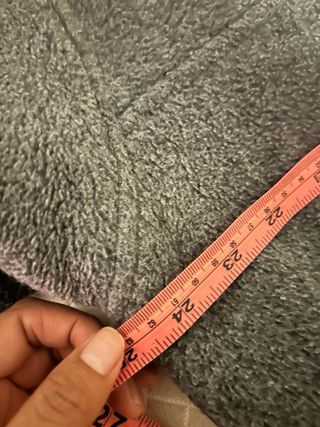 Forro polar Patagonia gris y turquesa