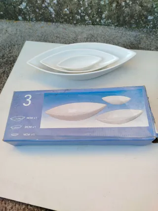 Conjunto vajilla porcelana y cristal