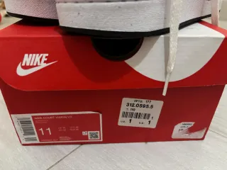 Zapatillas Nike Court Vision Negras y Blancas